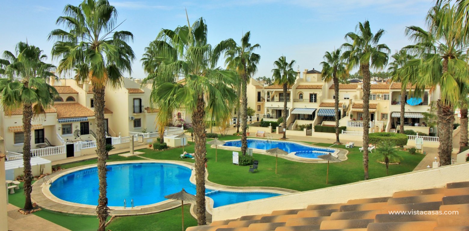 Top floor apartment for sale Montilla IV Playa Flamenca roof terrace pool view