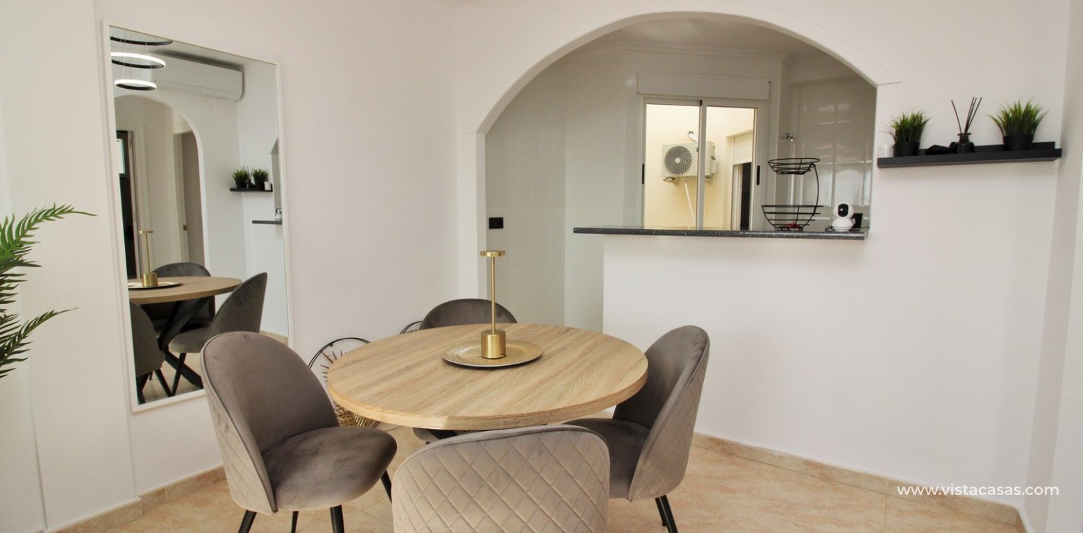 Top floor apartment for sale Sol de Mar Playa Flamenca kitchen diner