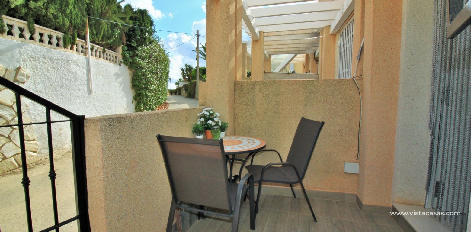 Renovated bungalow for sale Villamartin Orihuela Costa terrace