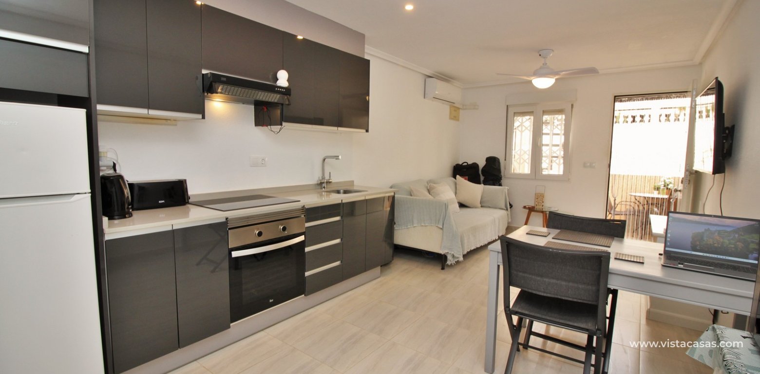 Renovated bungalow for sale Villamartin Orihuela Costa open kitchen