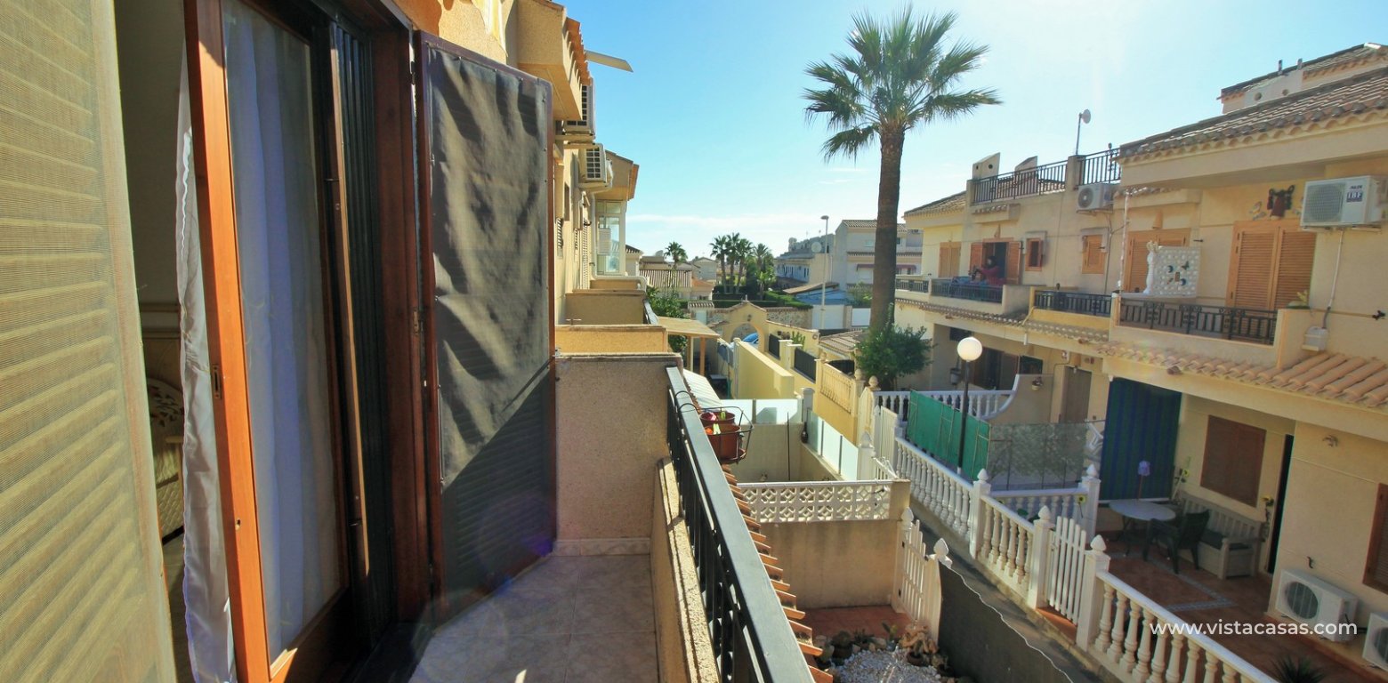 South facing townhouse for sale Playa Flamenca Vistacasas balcony