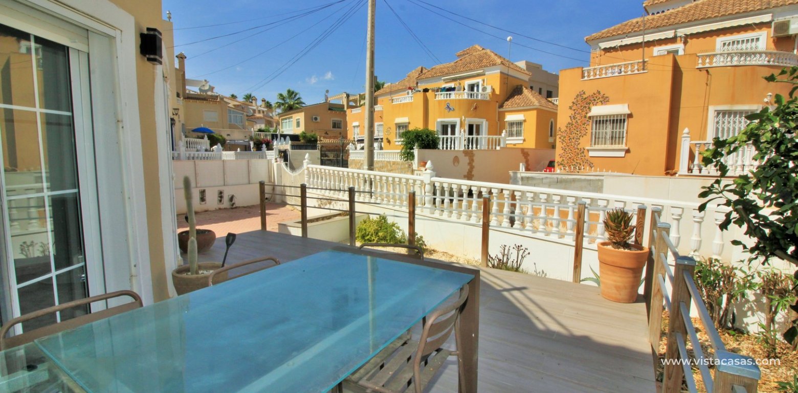 3 bedroom detached villa for sale in Villamartin Vistacasas raised terrace