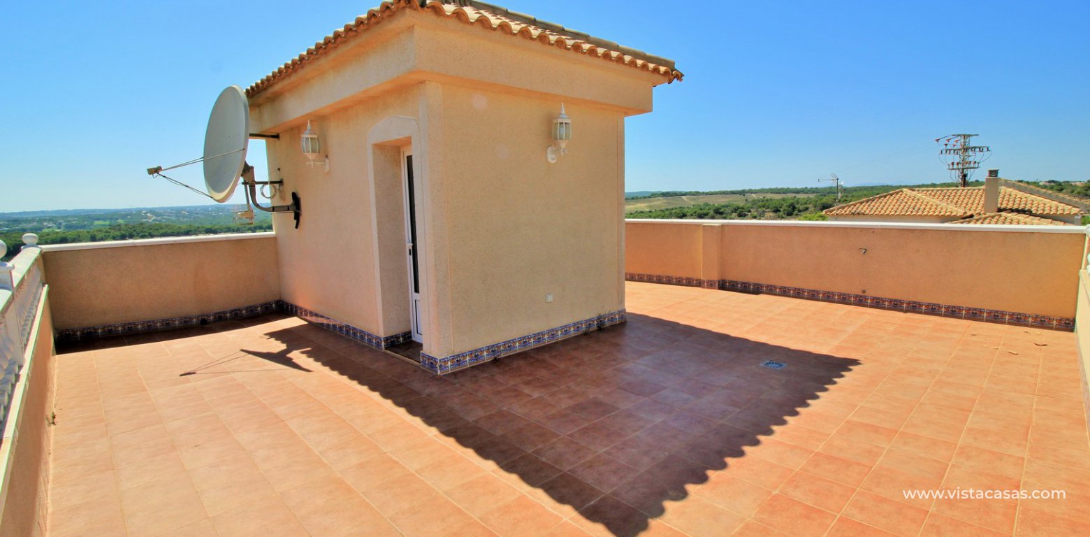 Detached villa for sale in Villamartin roof terrace