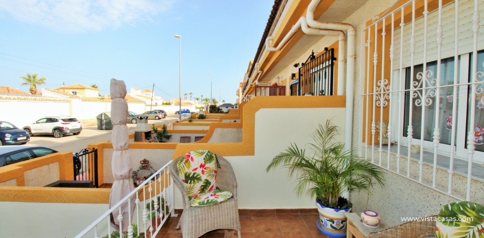 Townhouse for sale in Amapolas VII Playa Flamenca front terrace 3