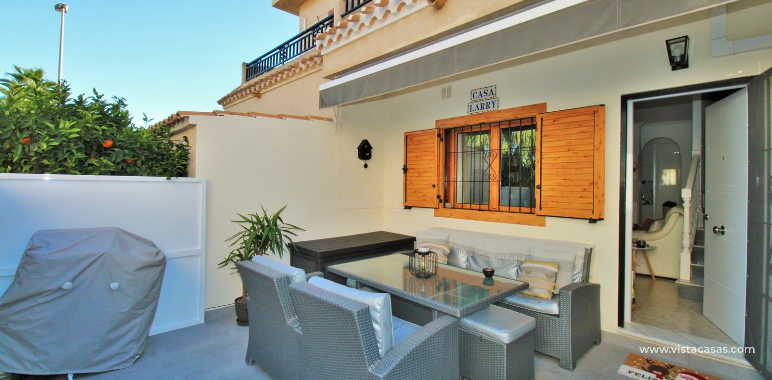 Renovated townhouse for sale Playa Flamenca IX terrace