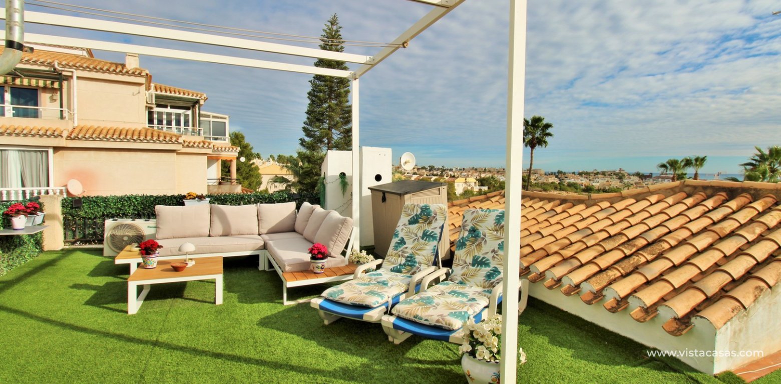 Renovated townhouse for sale Playa Flamenca IX roof terrace 2