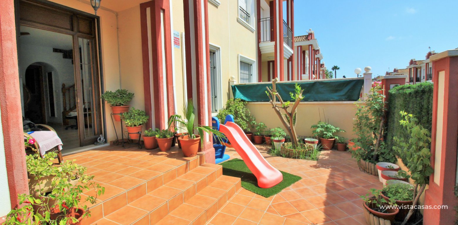 Townhouse for sale in Campoamor front terrace