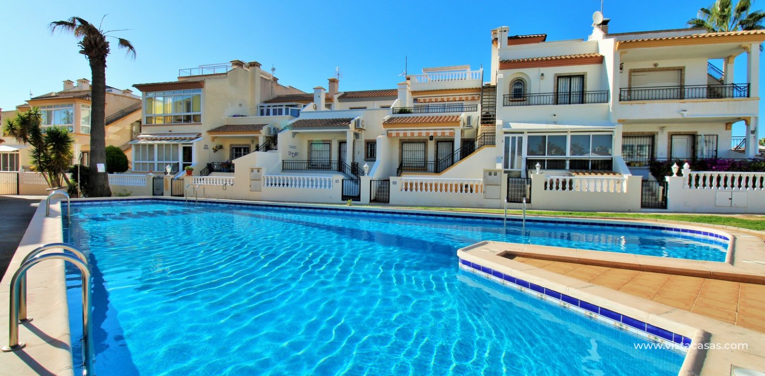 Ground floor apartment for sale Montilla Playa Flamenca communal swimming pool