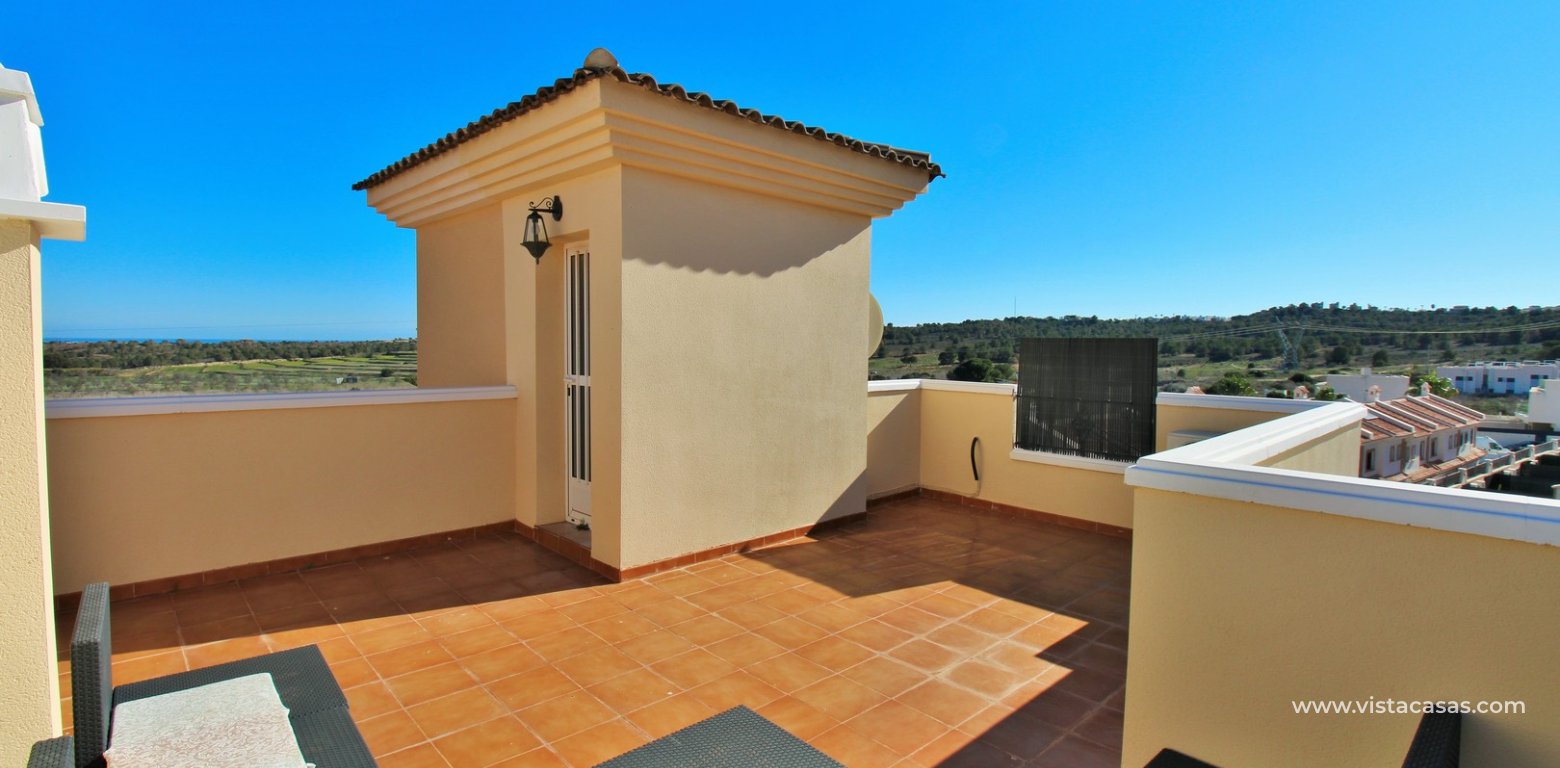 Townhouse for sale in Res. Paola IV, San Miguel de las Salinas solarium