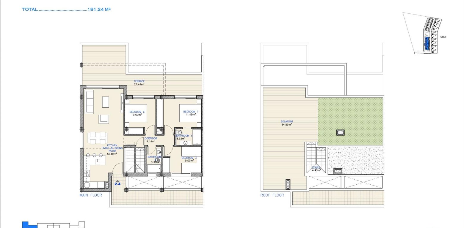 New Build - Apartment - Los Alcazares - Serena Golf