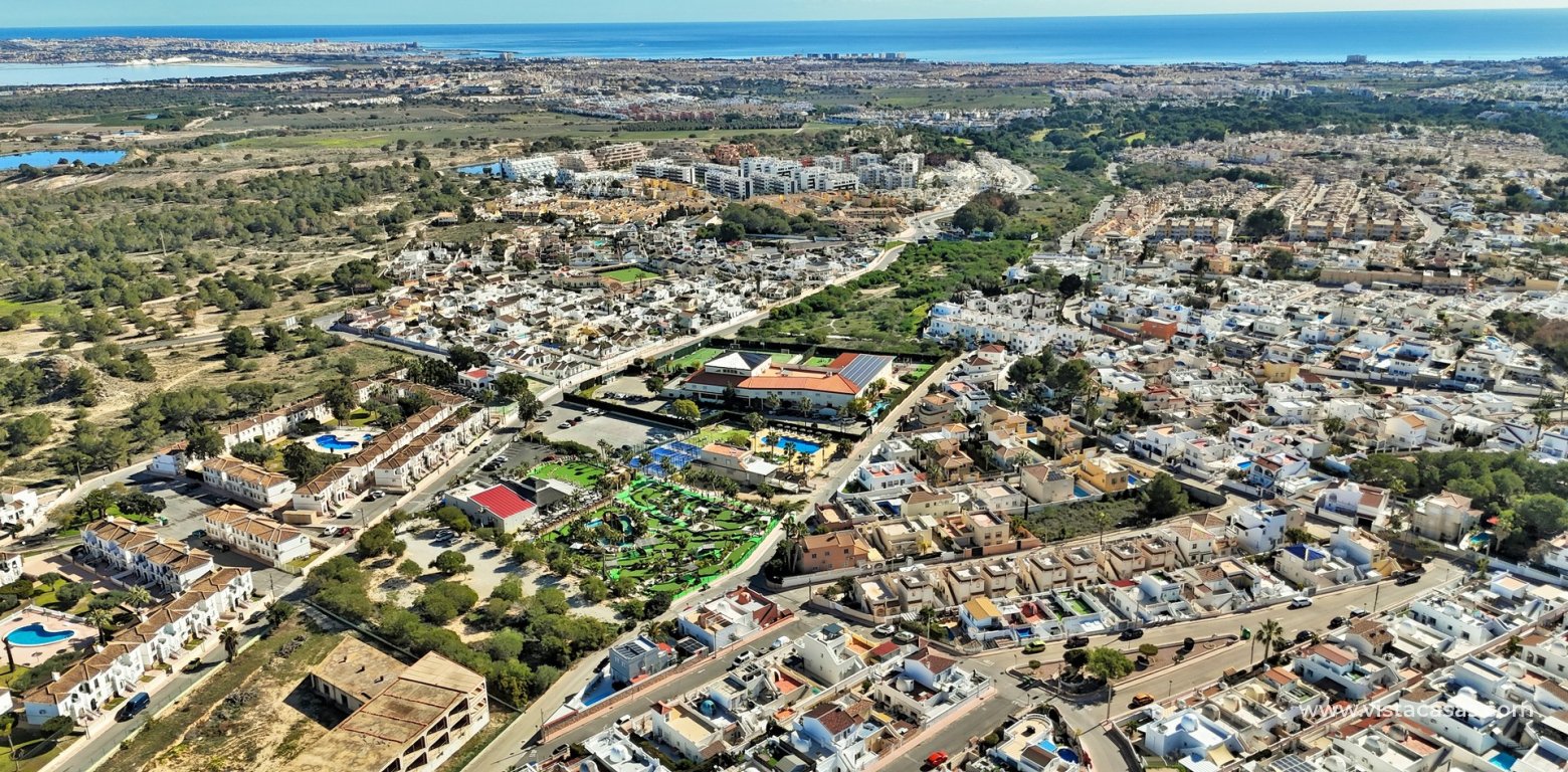 Townhouse for sale Blue Lagoon Villamartin aerial view