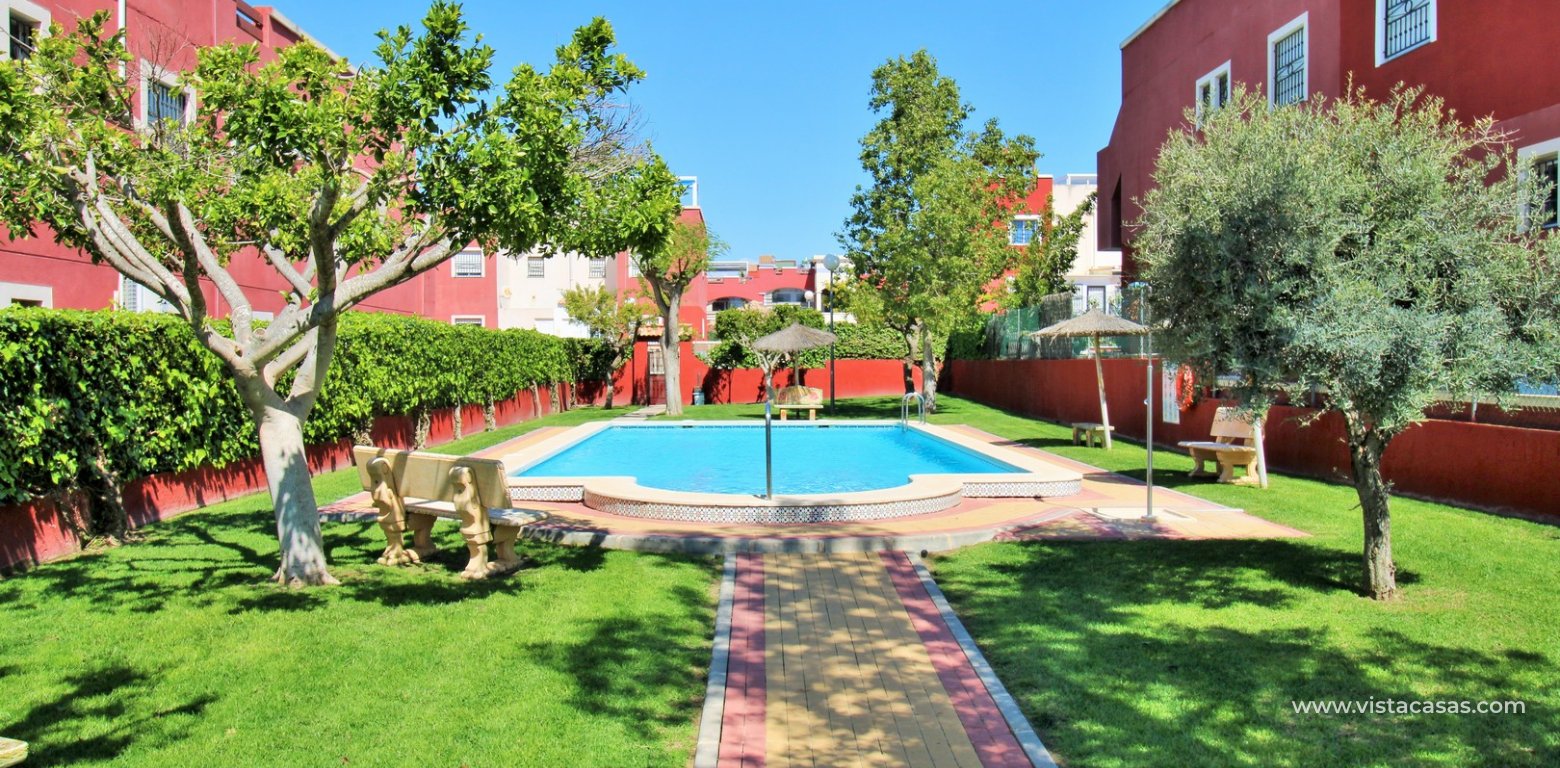 South facing penthouse apartment for sale Dream Hills II Los Altos pool