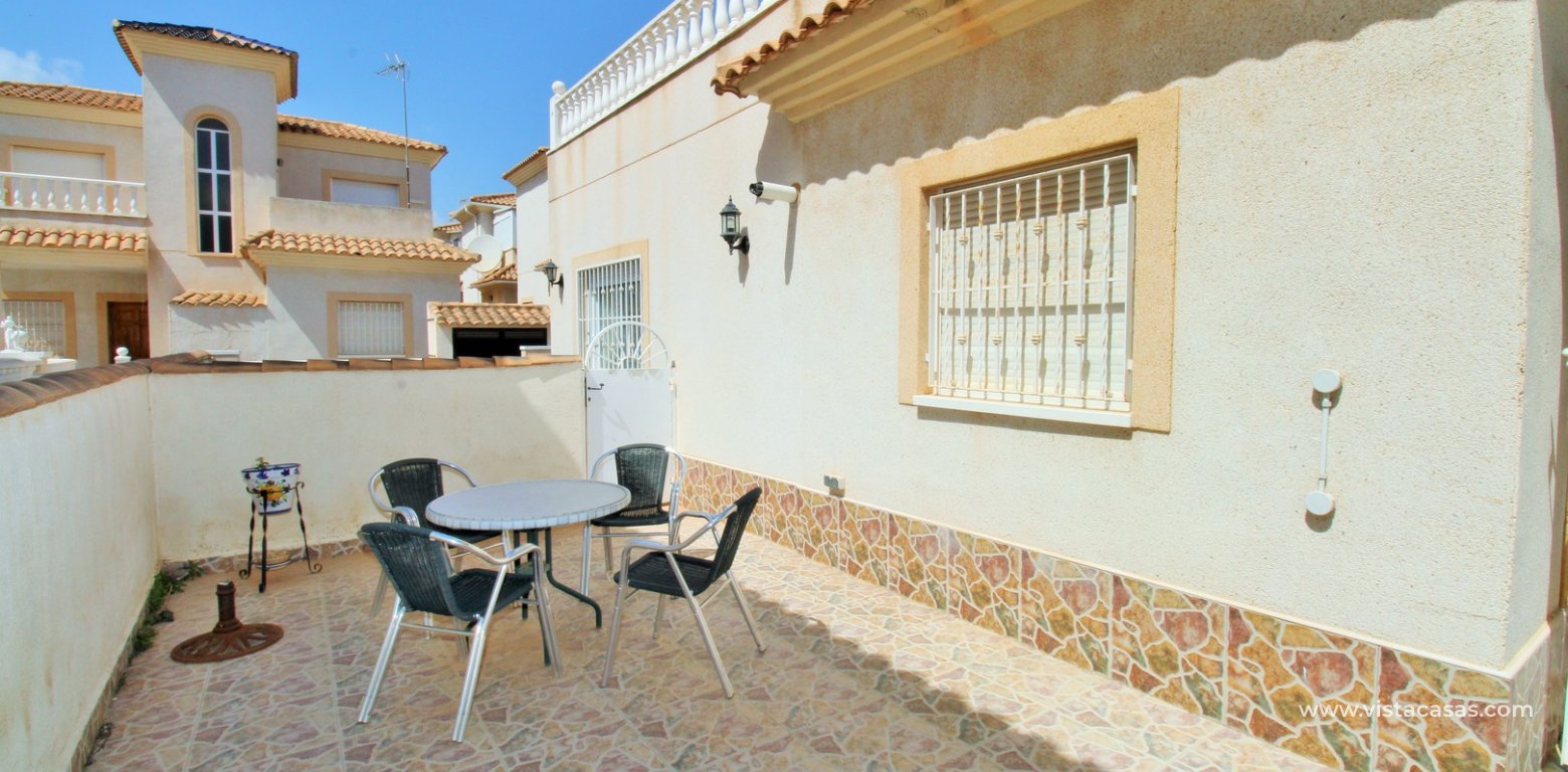 Detached villa for sale La Pinada Playa Flamenca terrace