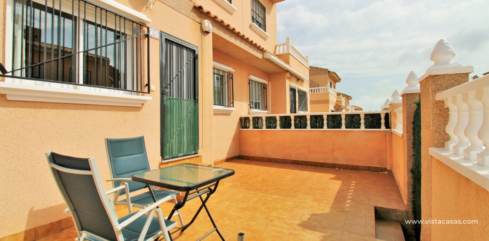Townhouse for sale Torregolf 4 Pau 8 Villamartin tiled garden