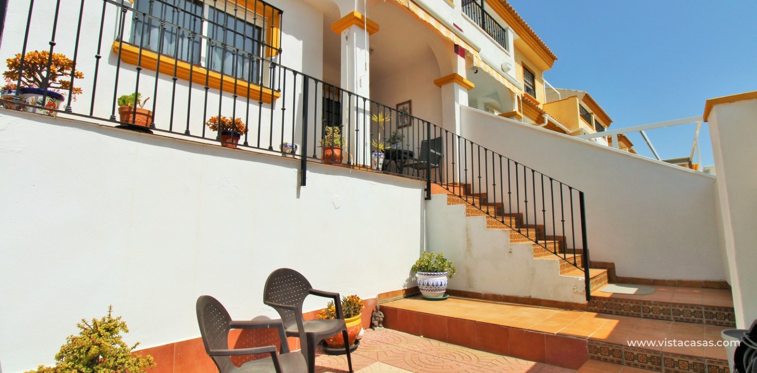 Townhouse for sale Laderas del Sol La Florida Los Altos garden 4