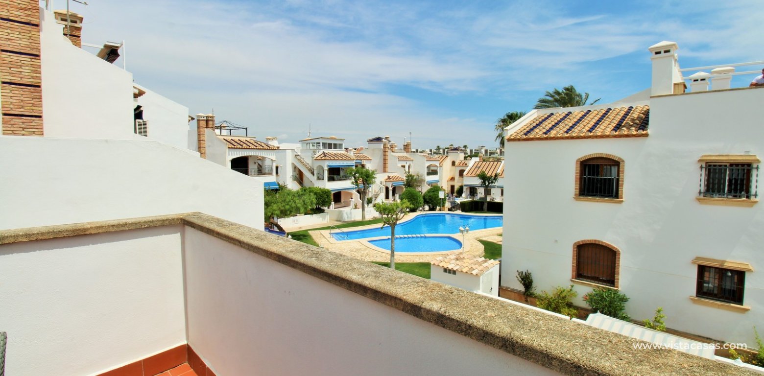 Lola bungalow pool views for sale Pau 8 M7 Villamartin solarium pool view