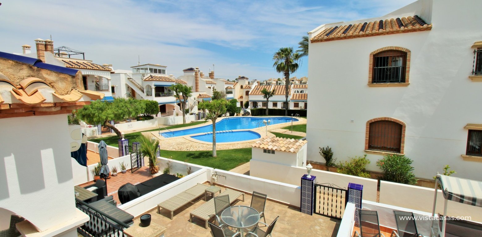 Lola bungalow pool views for sale Pau 8 M7 Villamartin views of the pool
