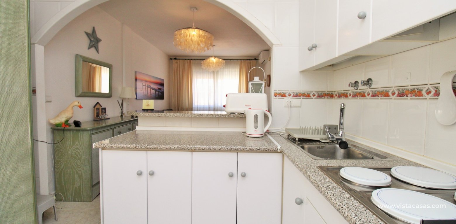Top floor apartment for sale Sol de Mar Playa Flamenca kitchen fully fitted