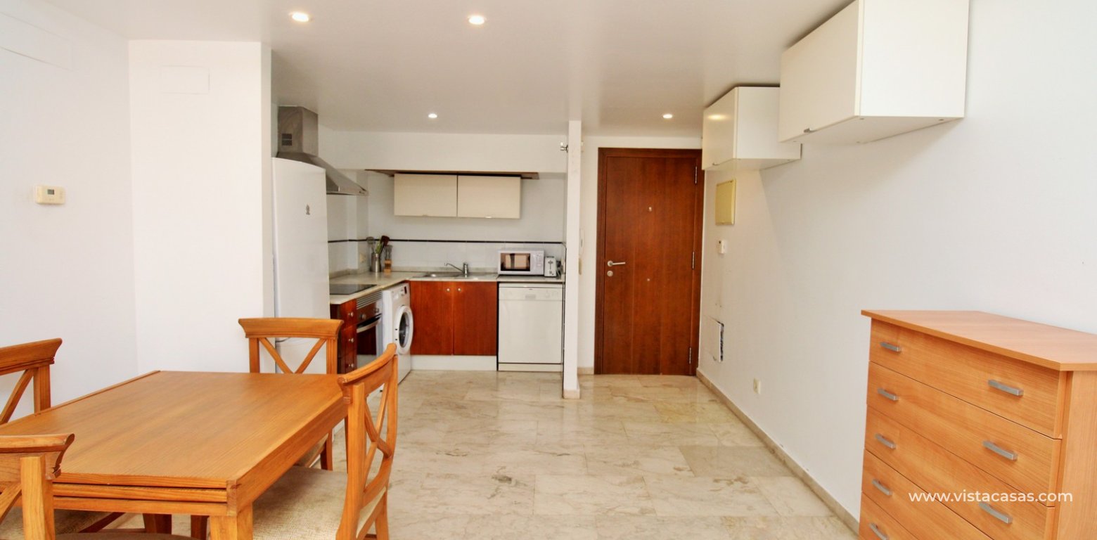 Punta Prima La Entrada 2 bed apartment for sale dining ktichen