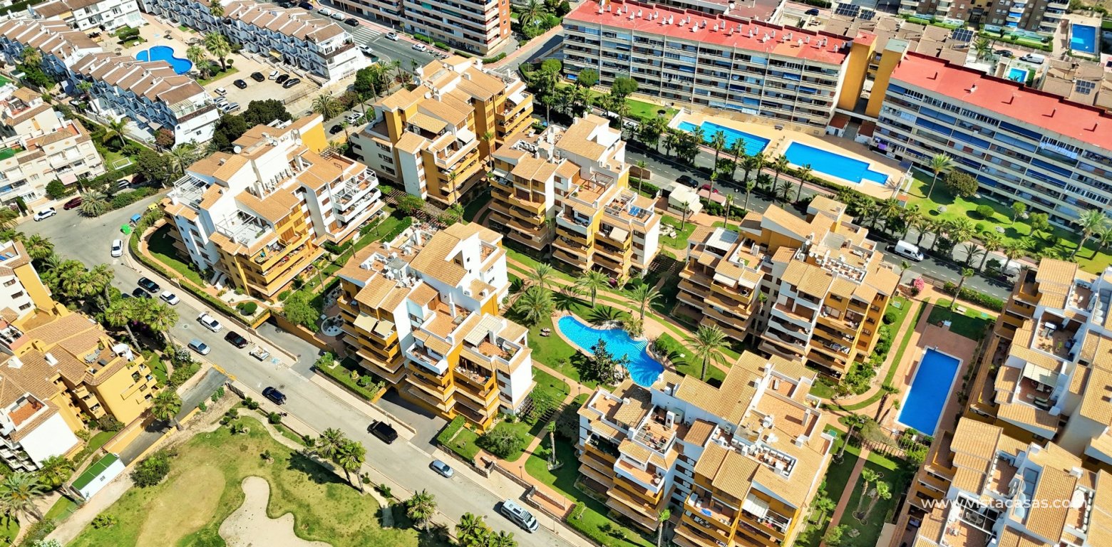 Punta Prima La Entrada 2 bed apartment for sale aerial view