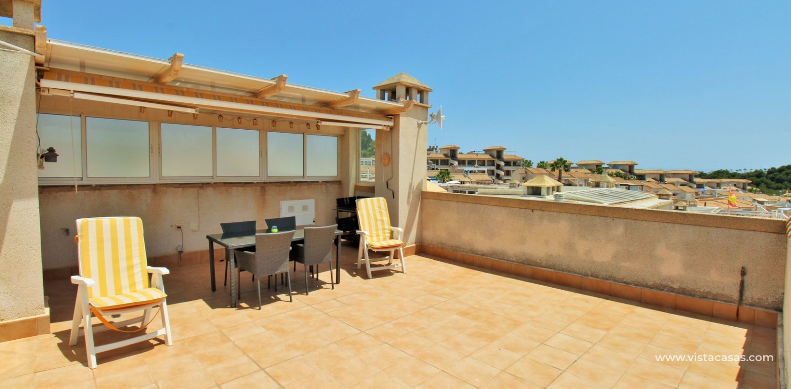 Villamartin 2 bed bungalow monte golf roof terrace pool for sale solarium