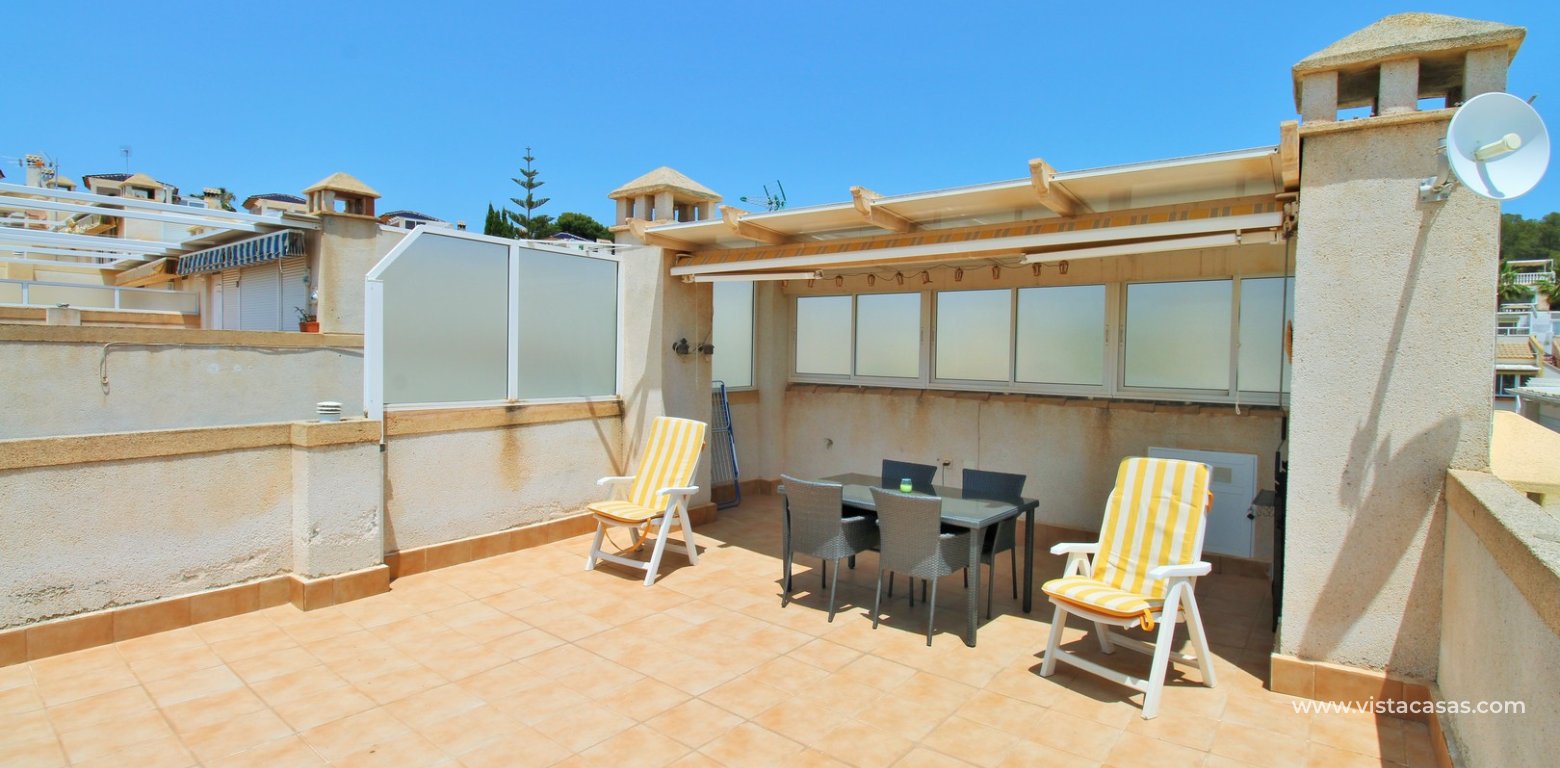 Villamartin 2 bed bungalow monte golf roof terrace pool for sale roof terrace 2