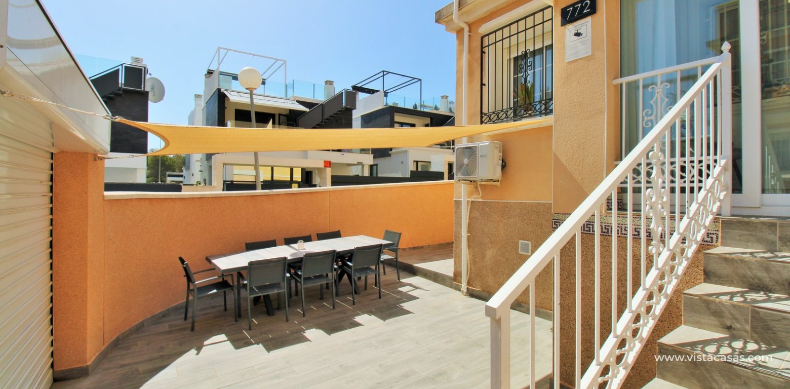 Renovated Townhouse For Sale Villamartin tiled garden 2