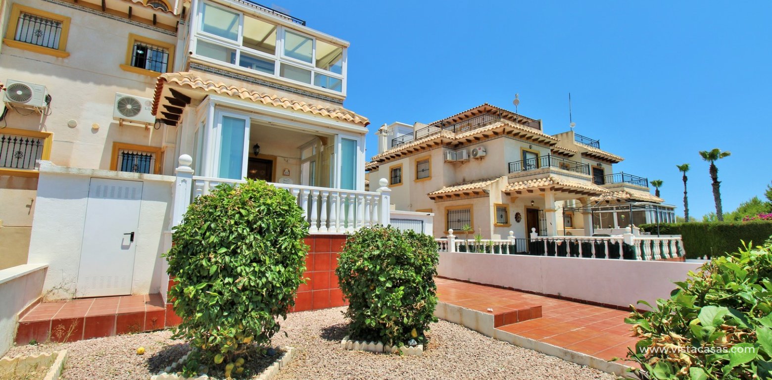 San Jose Azucena Quad for sale Playa Flamenca garden front