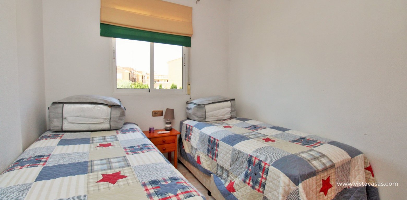 La Zenia South Facing Quad For Sale San Jose IV R7 twin bedroom