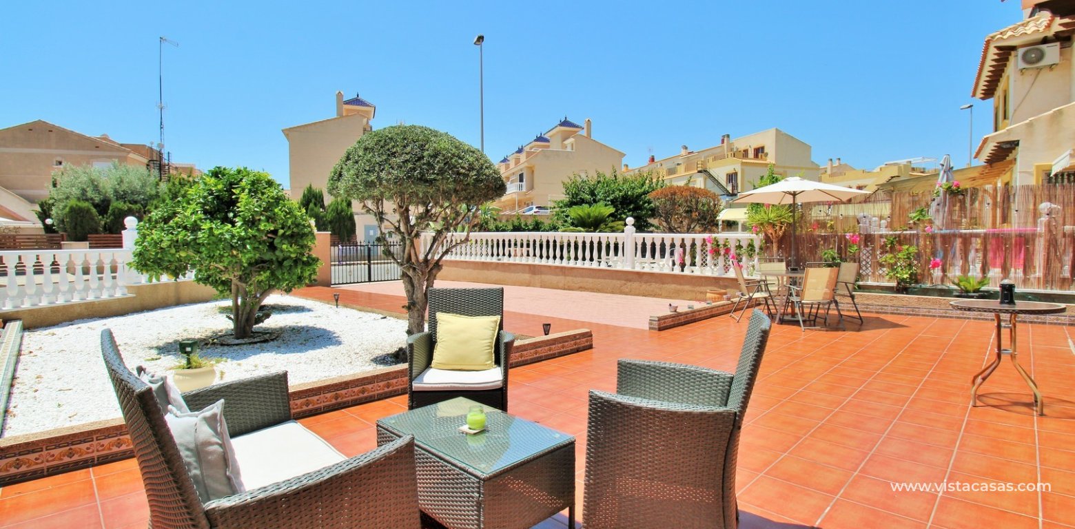 La Zenia South Facing Quad For Sale San Jose IV R7 front terrace