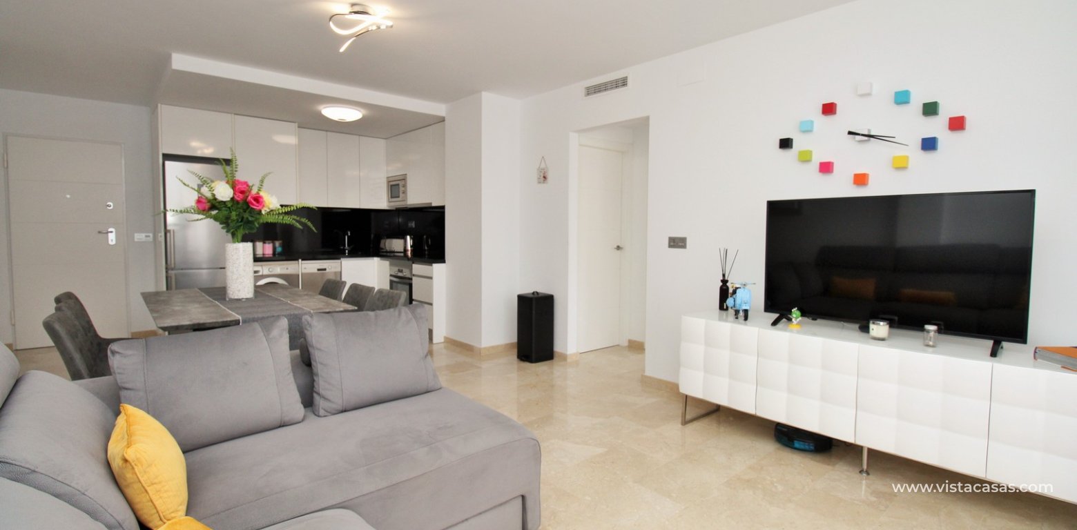 2 Bedroom Apartment with Pool View for sale Sungolf Beach Villamartin lounge