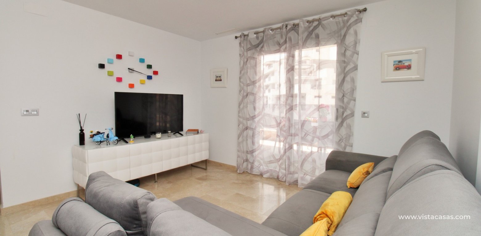 2 Bedroom Apartment with Pool View for sale Sungolf Beach Villamartin living area 2