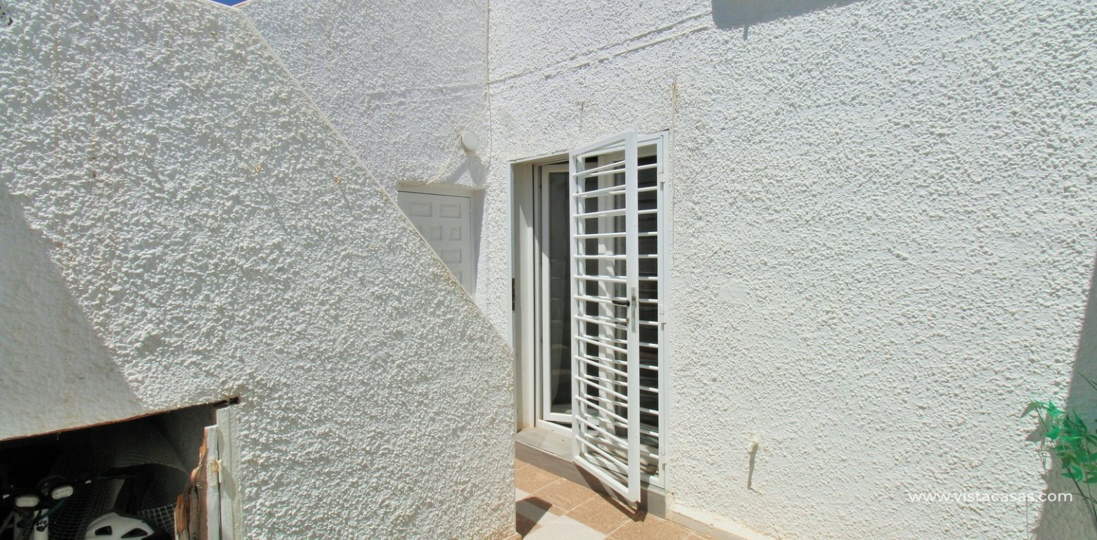 Refurbished Bungalow For Sale Blue Lagoon Villamartin rear terrace storage