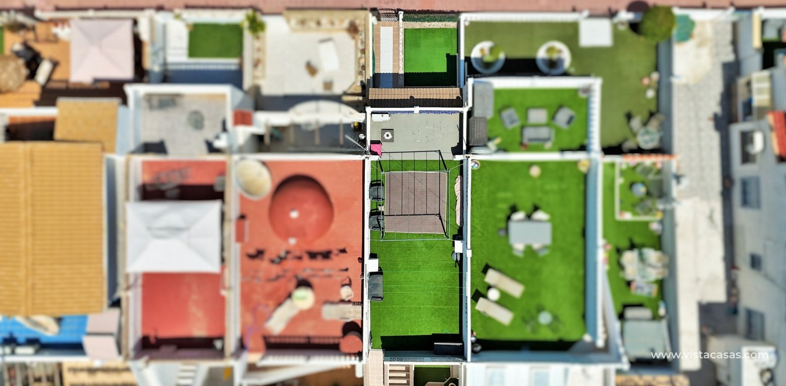 Refurbished Bungalow For Sale Blue Lagoon Villamartin aerial view