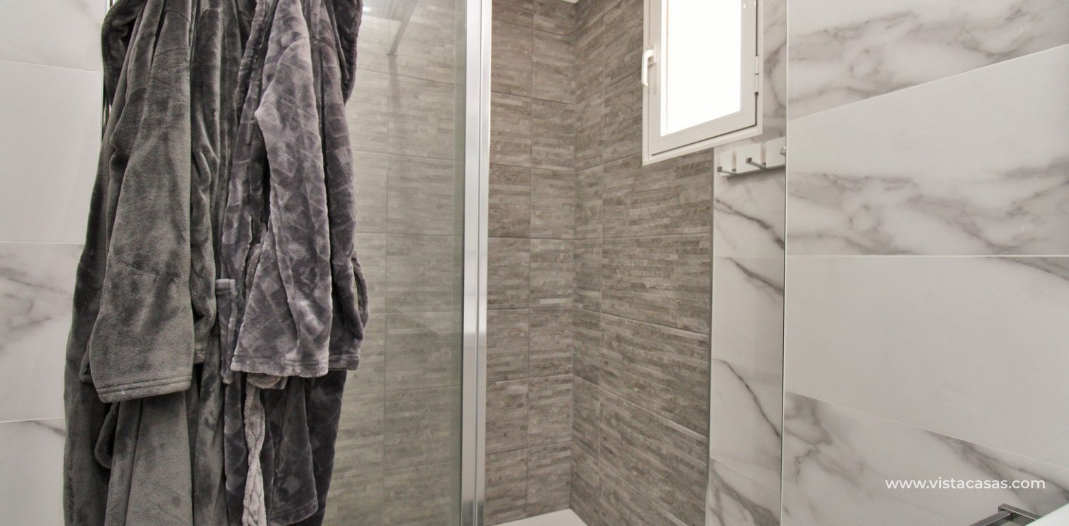 Renovated Quad Villa With Pool Villamartin Pau 26 walk-in shower