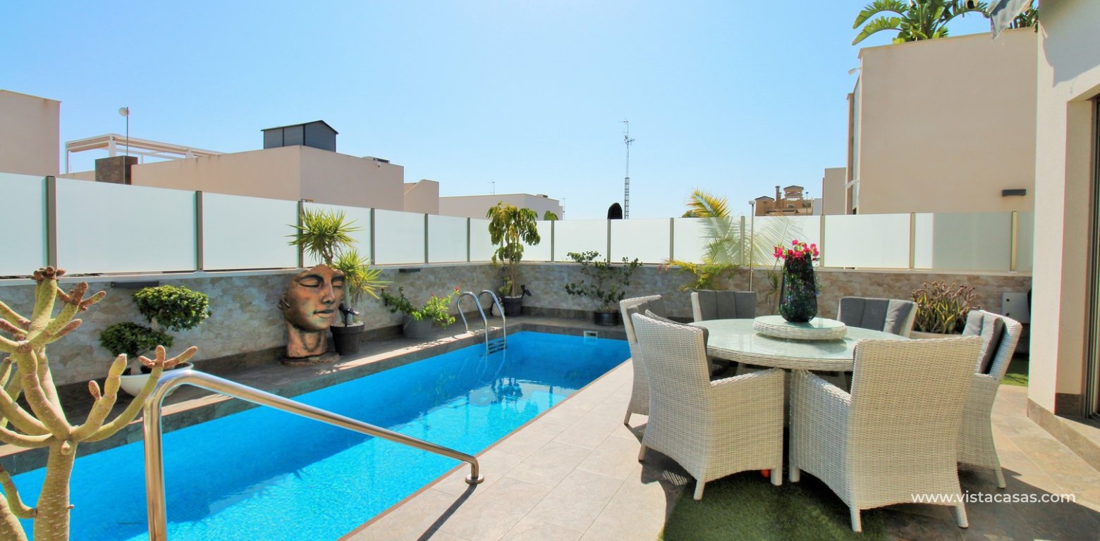 Modern 4-Bed Villa with Pool & Solarium in Villamartin swimming pool 2