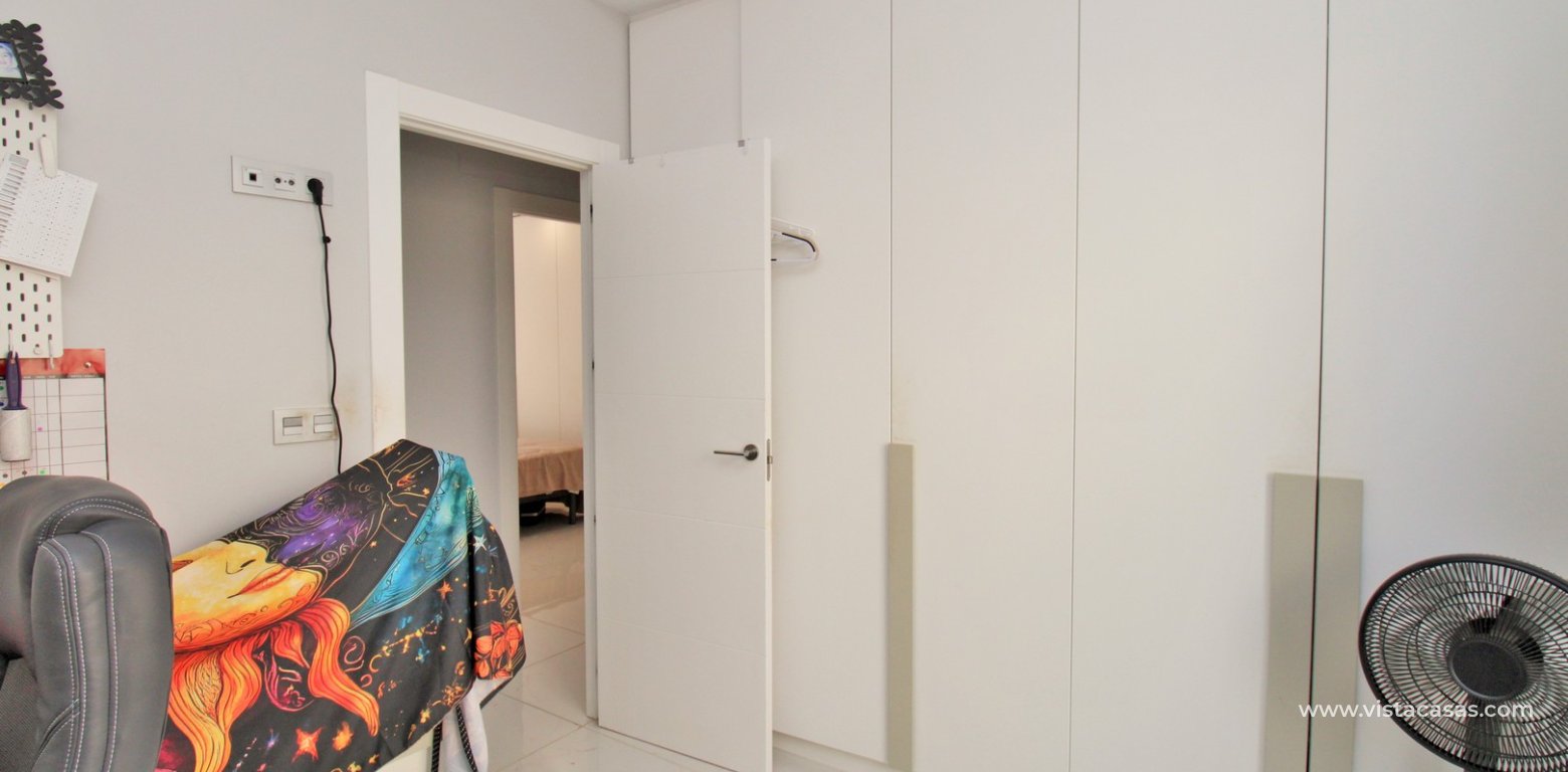 Modern 4-Bed Villa with Pool & Solarium in Villamartin twin bedroom fitted wardrobes