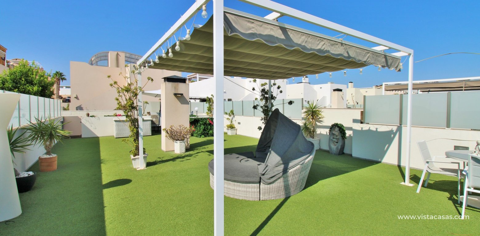 Modern 4-Bed Villa with Pool & Solarium in Villamartin roof solarium