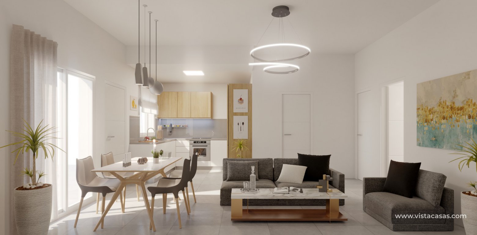 New build apartments in Villamartin lounge
