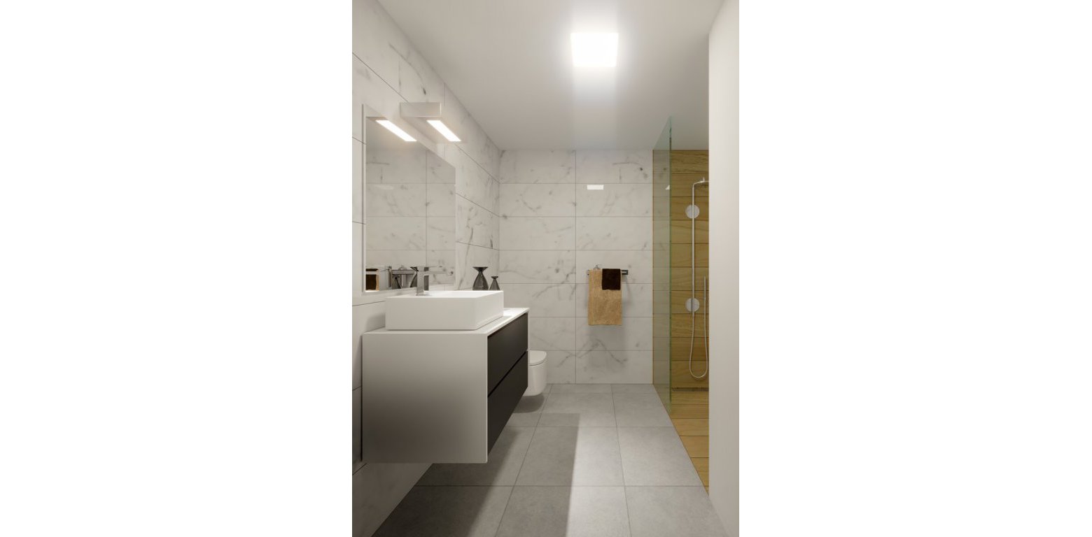 New build apartments in Villamartin bathroom