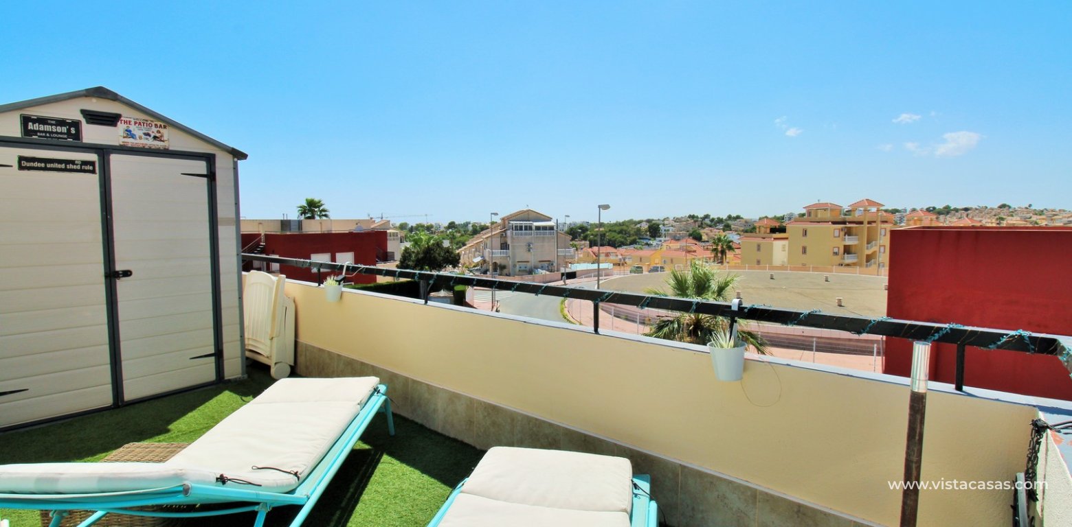 3 Bed Townhouse in Vista Azul Villamartin with Pool solarium front