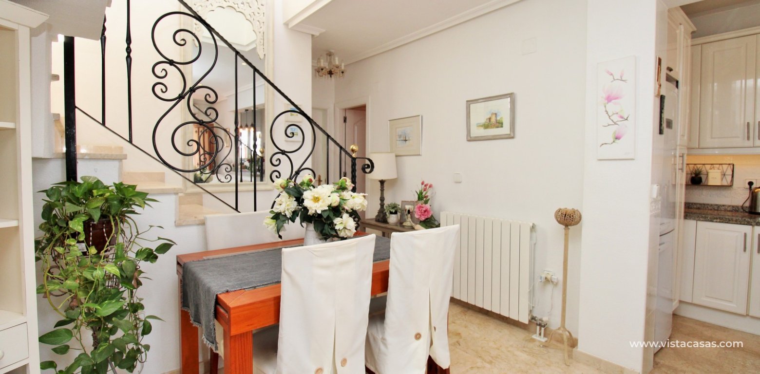 Buhardilla Townhouse for Sale in R19 Los Dolses dining area