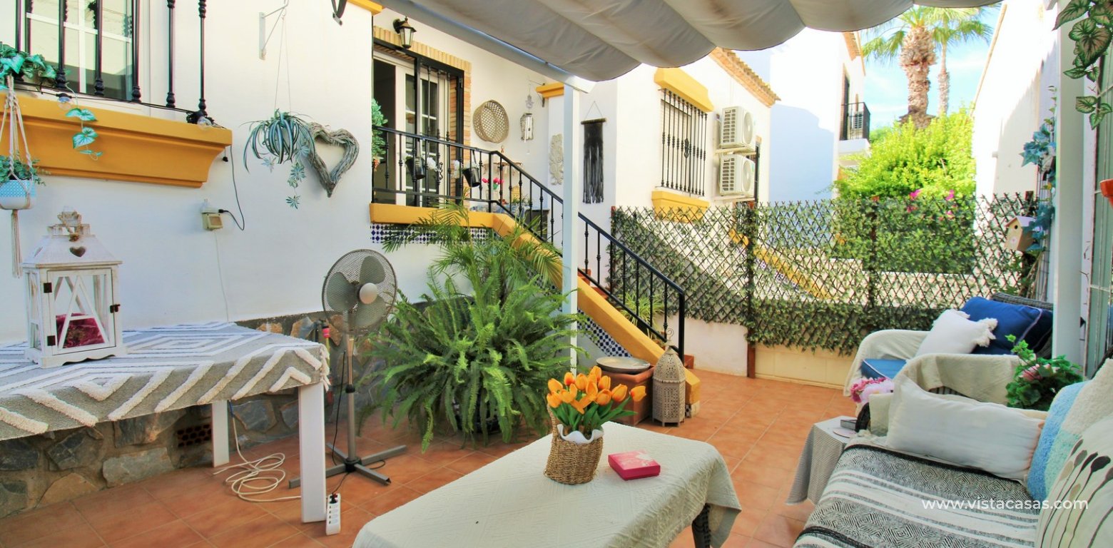 Buhardilla Townhouse for Sale in R19 Los Dolses rear terrace 2