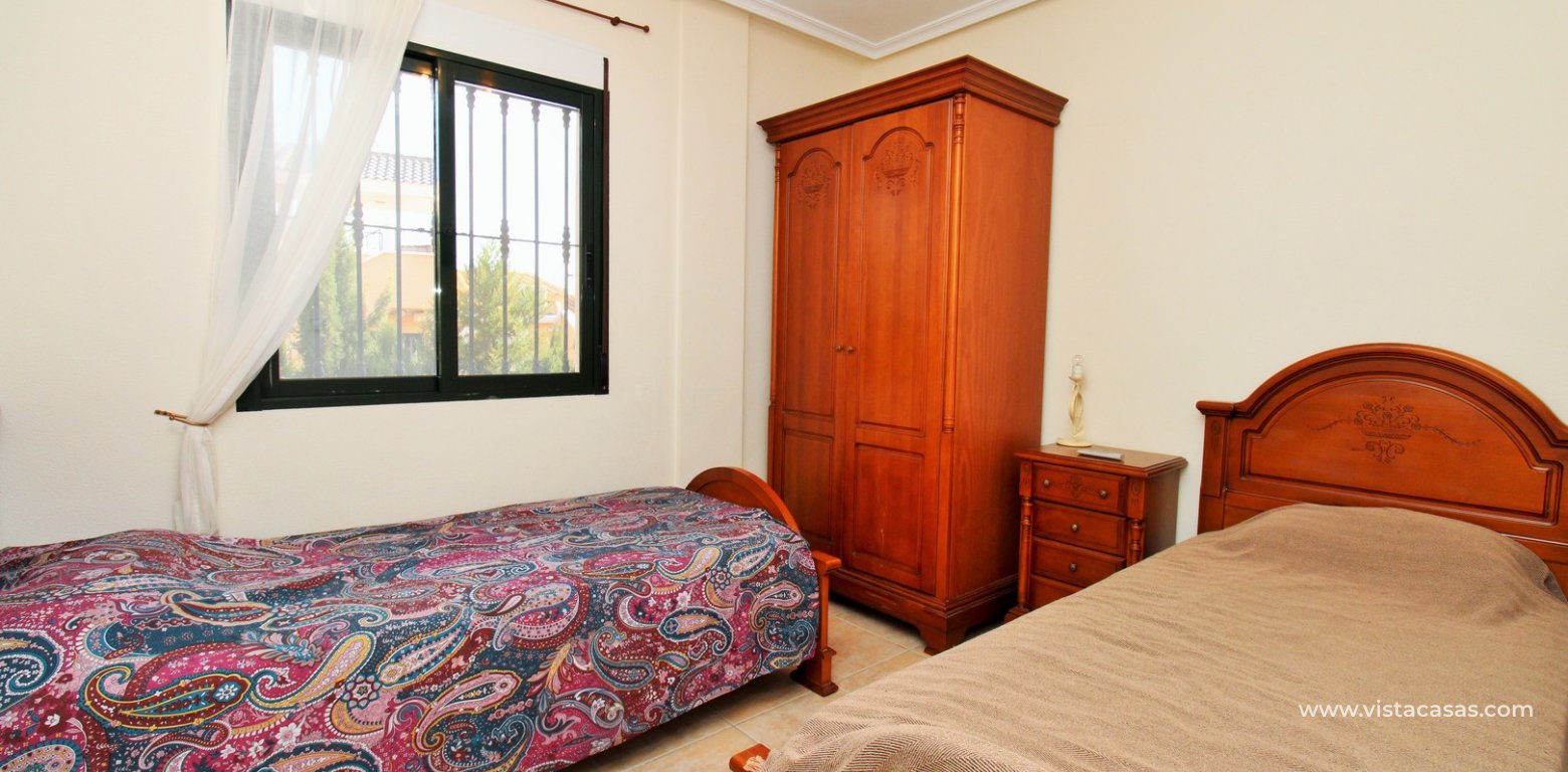 Detached Villa For Sale Brisas y Golf II Villamartin twin bedroom