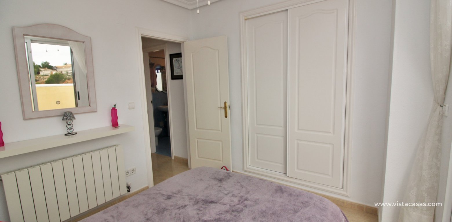 Detached villa for sale in Los Dolses double bedroom upstairs fitted wardrobes