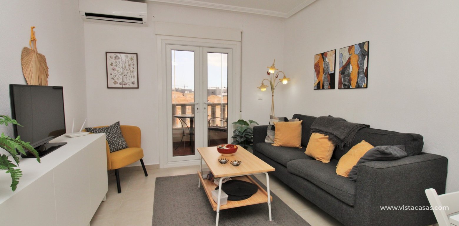 Renovated Penthouse for Sale in Playa Flamenca San Jose 3 living room