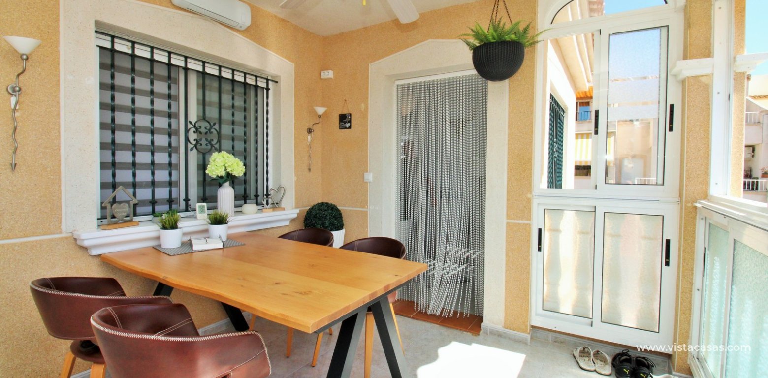 Villamartin 4 Bedroom Detached Villa For Sale Montegolf enclosed balcony