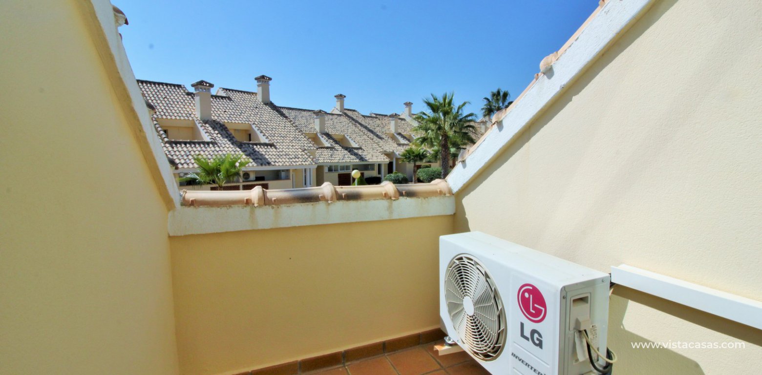 Townhouse for sale in Campoamor golf master bedroom balcony