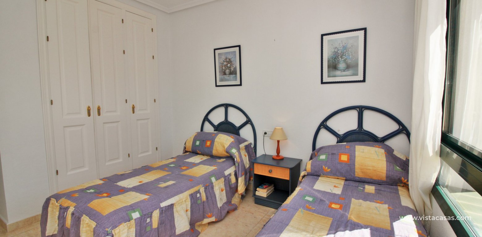 Townhouse for sale in Campoamor golf upstairs twin bedroom fitted wardrobes