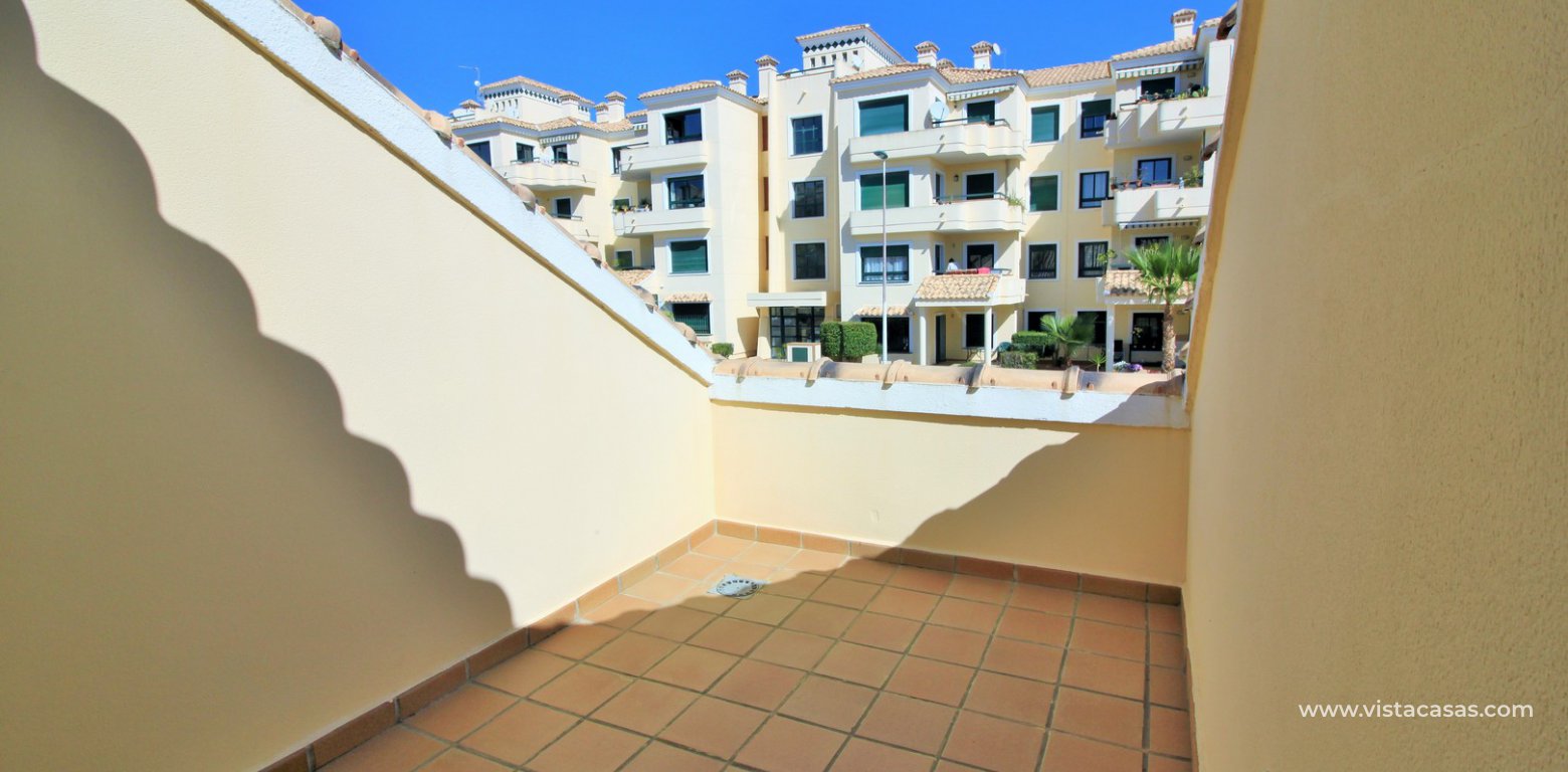 Townhouse for sale in Campoamor golf rear balcony